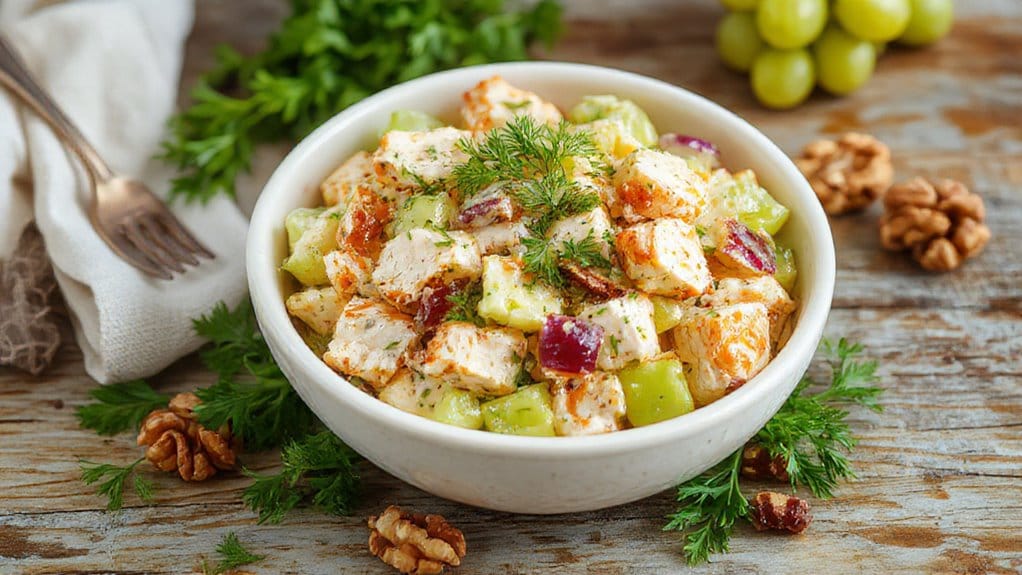 fresh and flavorful chicken salad