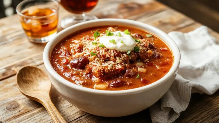 hearty and flavorful chili