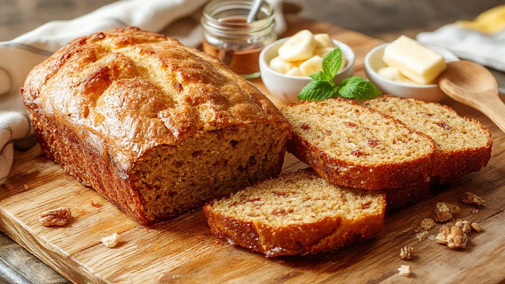 moist and flavorful banana bread