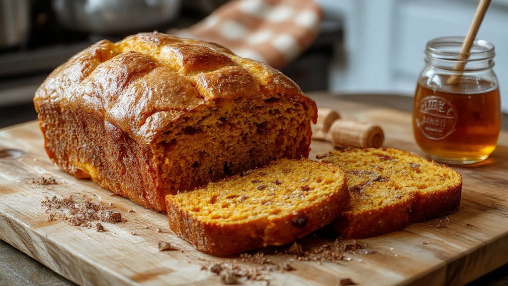 moist pumpkin spice bread