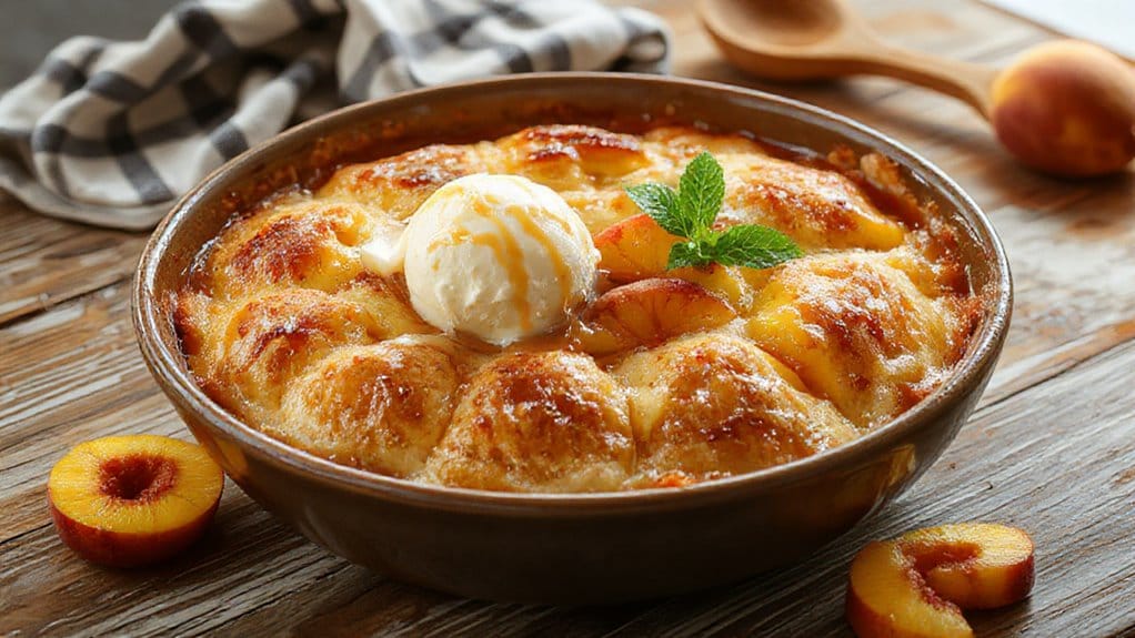 peach cobbler dessert recipe