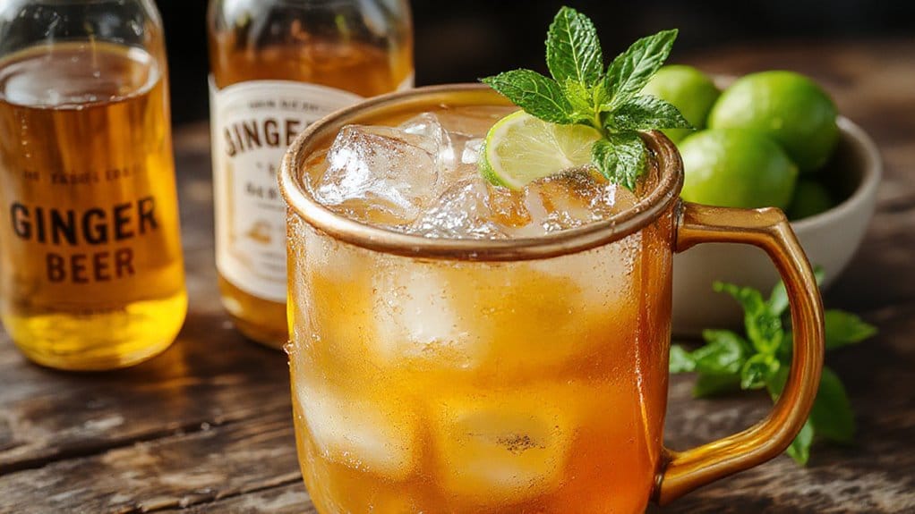 refreshing vodka ginger cocktail