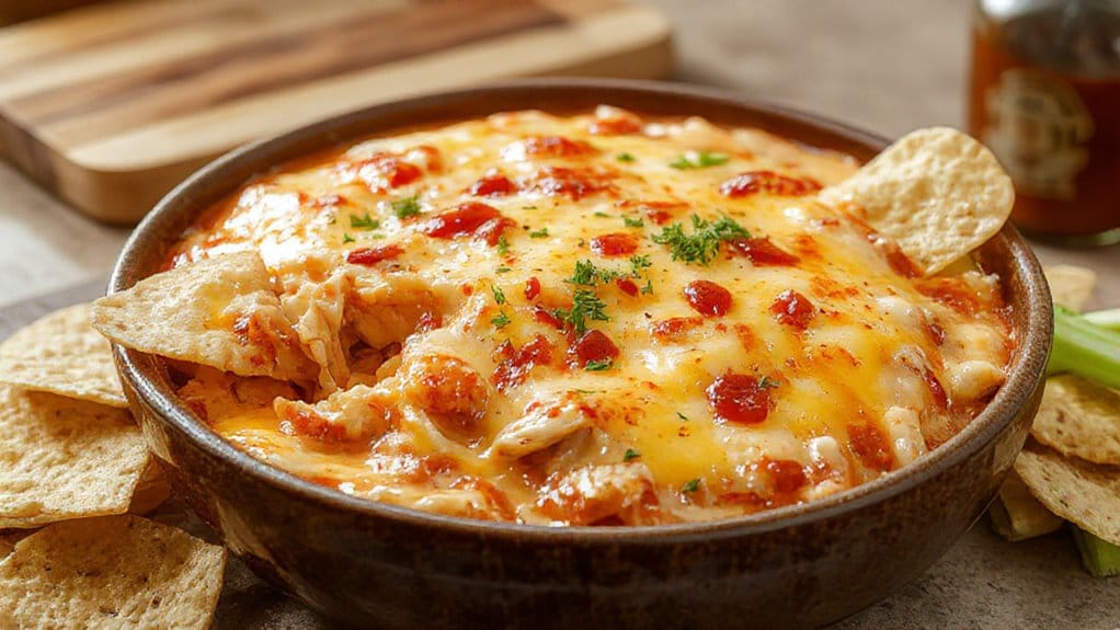 spicy buffalo chicken dip