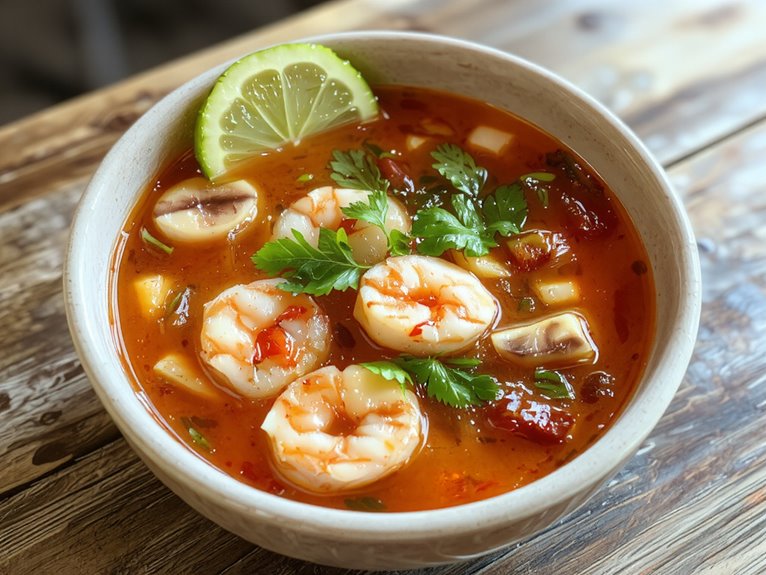 bold tangy spicy savory