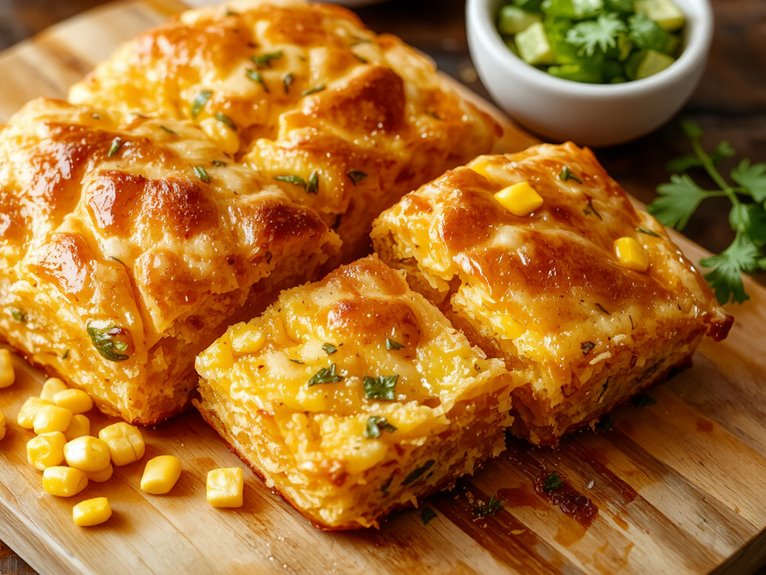 cheesy spicy cornbread delight