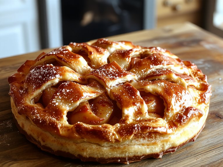 classic cinnamon spiced apple pie