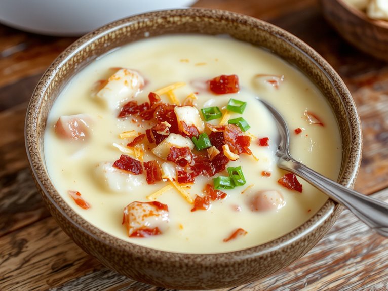comforting creamy potato soup