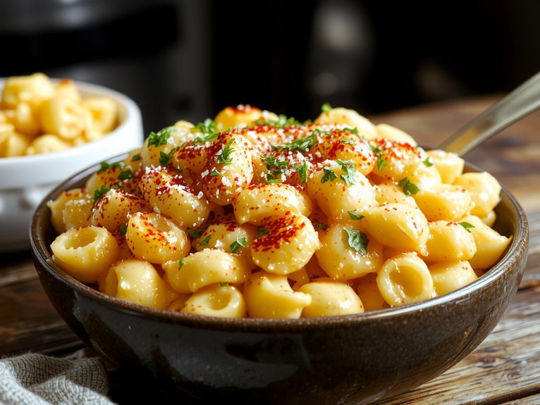 creamy cheese pasta dish