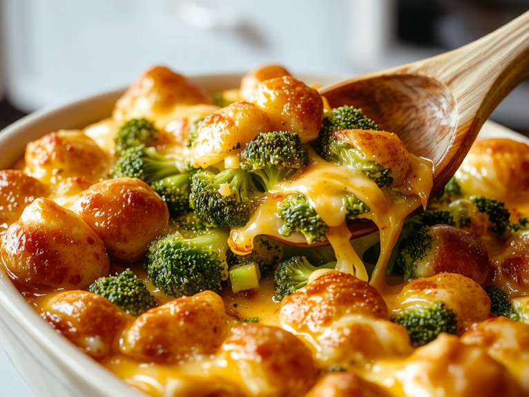 creamy cheesy broccoli casserole