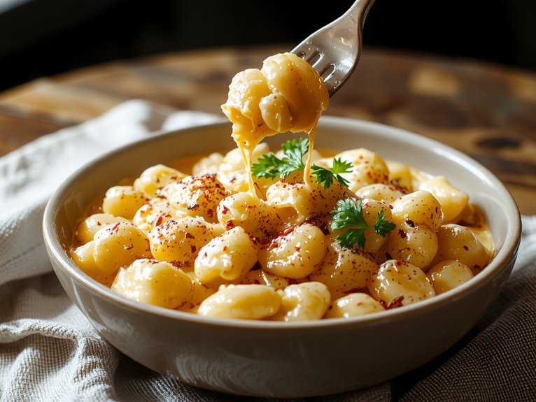 creamy cheesy comfort food