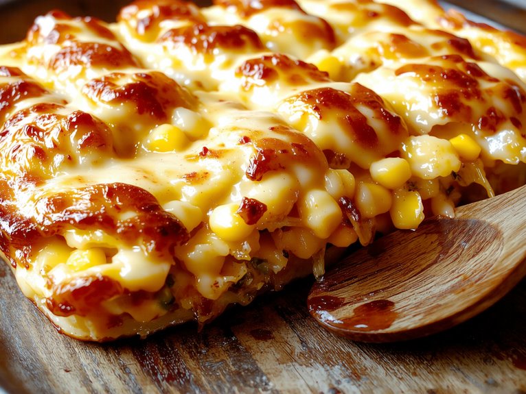 creamy cheesy corn casserole