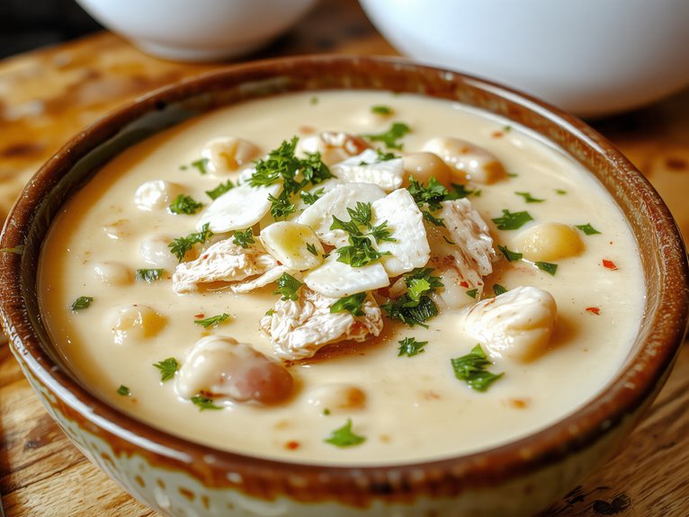 creamy chicken chili recipe