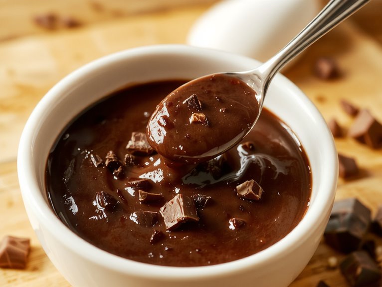 creamy homemade chocolate pudding