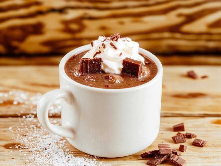creamy homemade hot chocolate