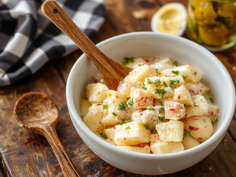 creamy homemade potato salad