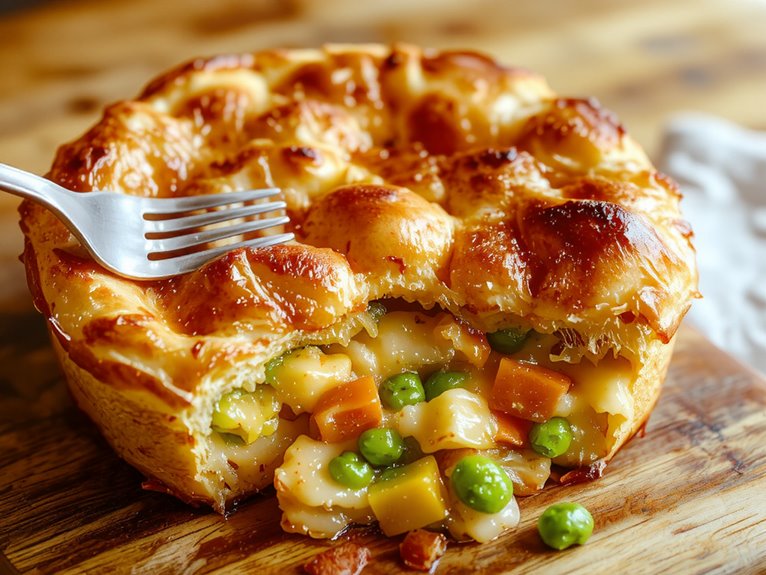 creamy meat pie comfort