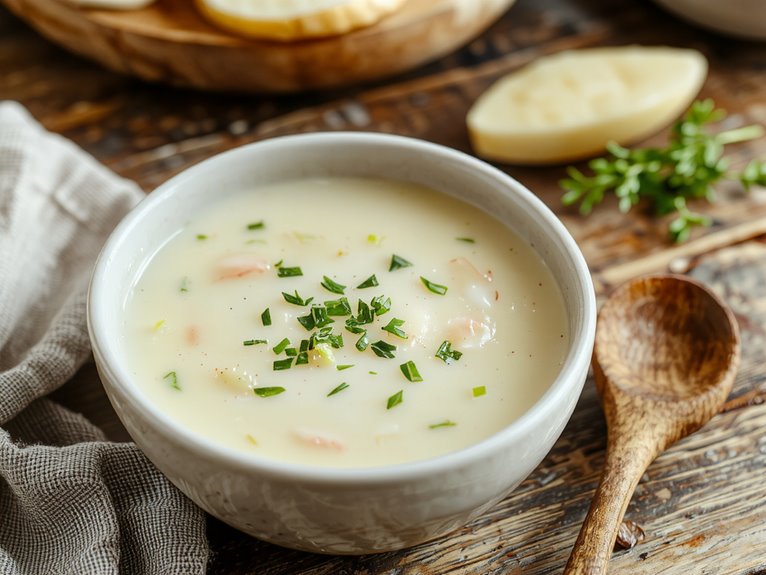 creamy potato leek soup