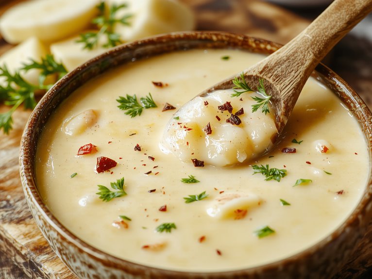 creamy potato soup recipe