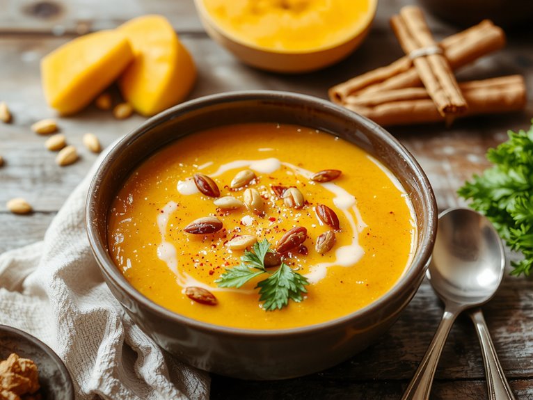 creamy roasted squash soup