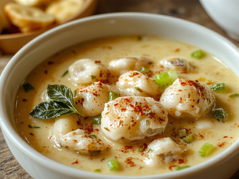 creamy seafood comfort dish