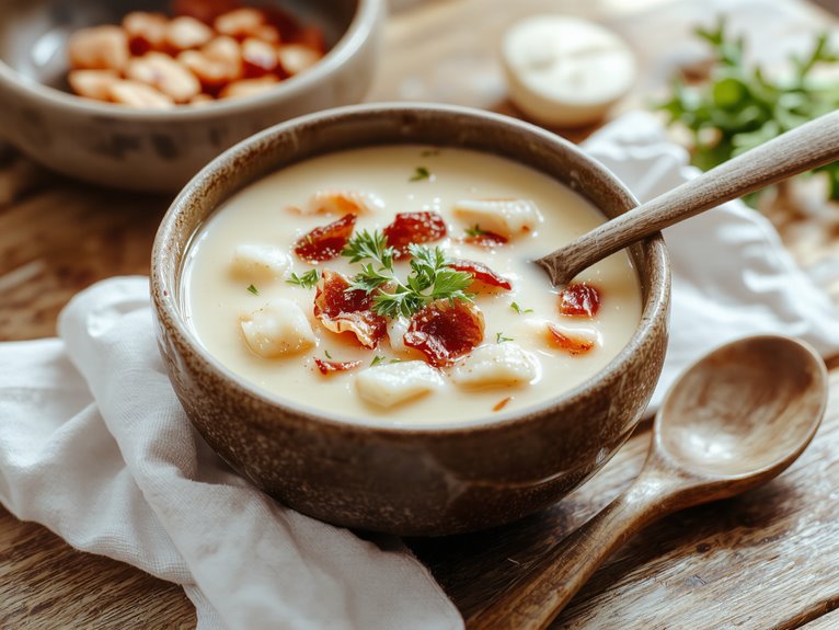 creamy seafood soup recipe