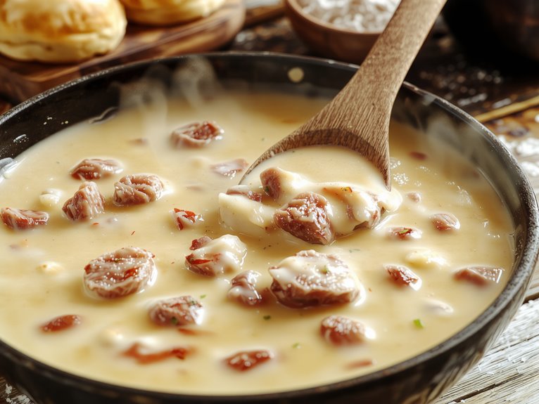 creamy southern sausage gravy