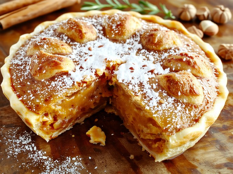 creamy spiced pumpkin dessert