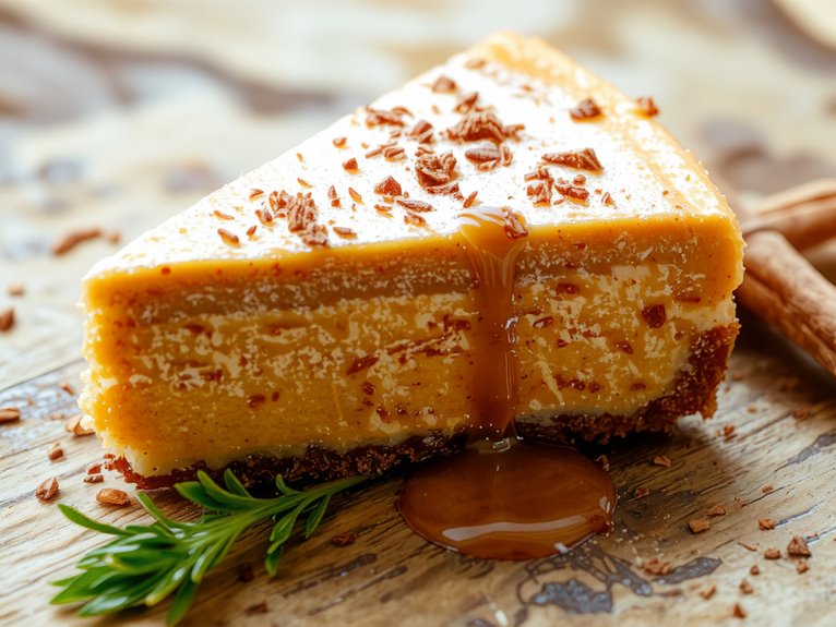 creamy spiced pumpkin dessert