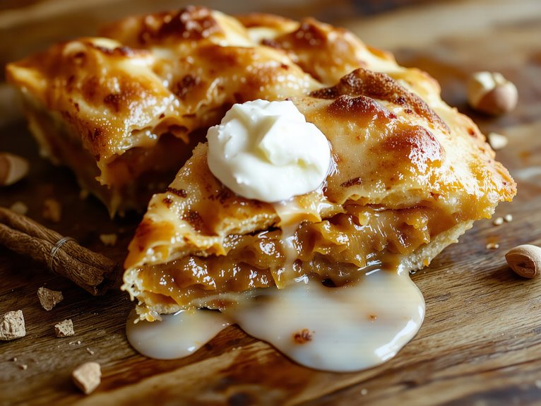 creamy spiced sweet dessert