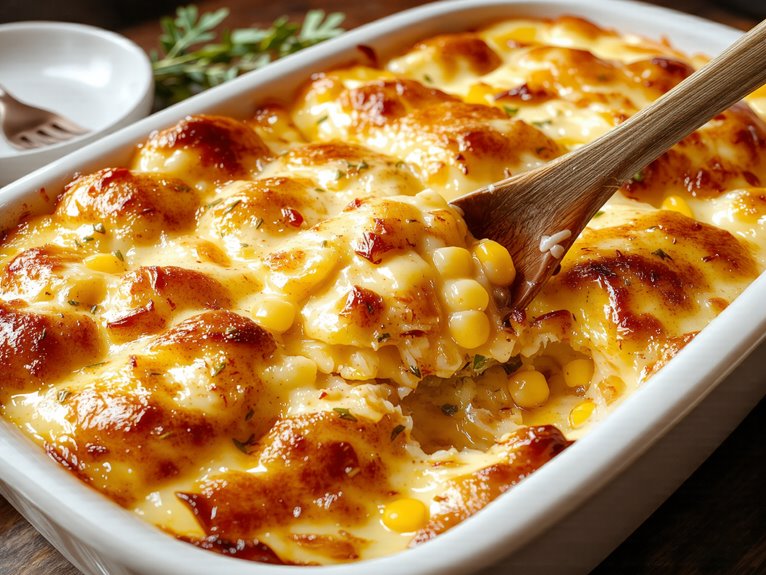 creamy sweet corn bake