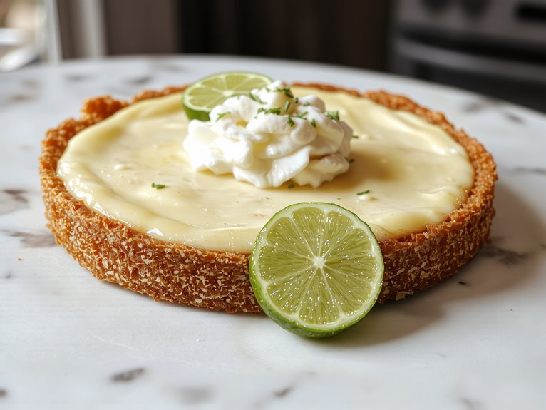 creamy tangy lime pie