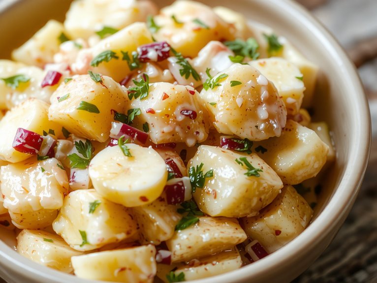 creamy tangy potato salad