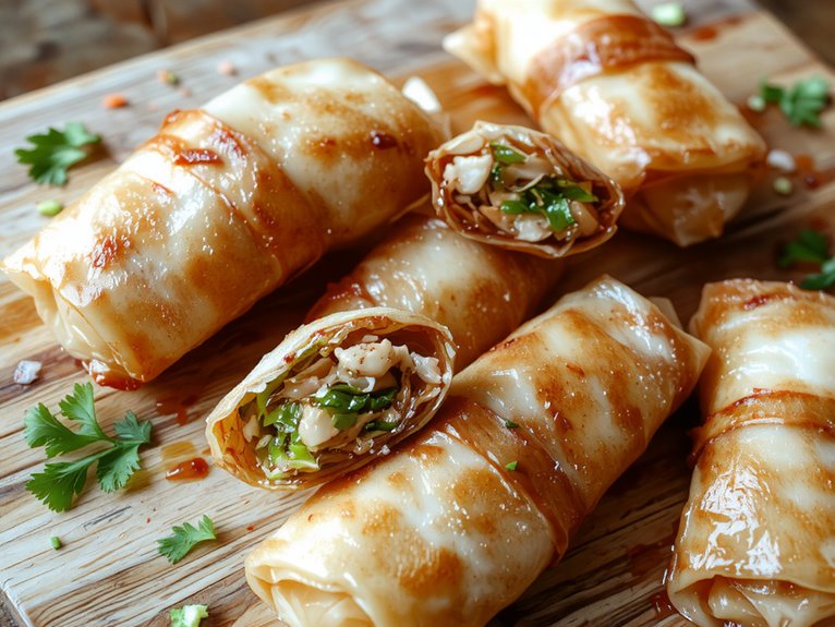 crispy fresh spring rolls