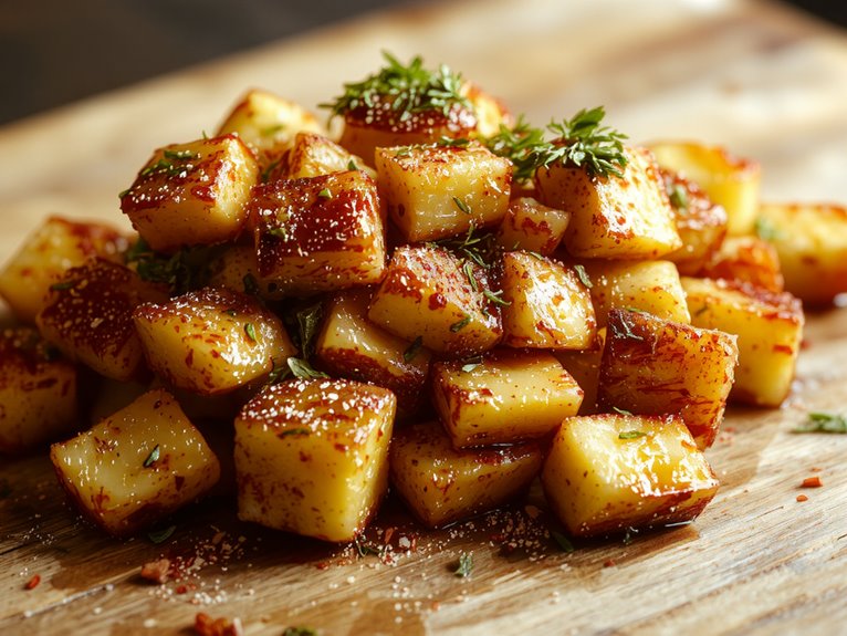 crispy golden breakfast potatoes