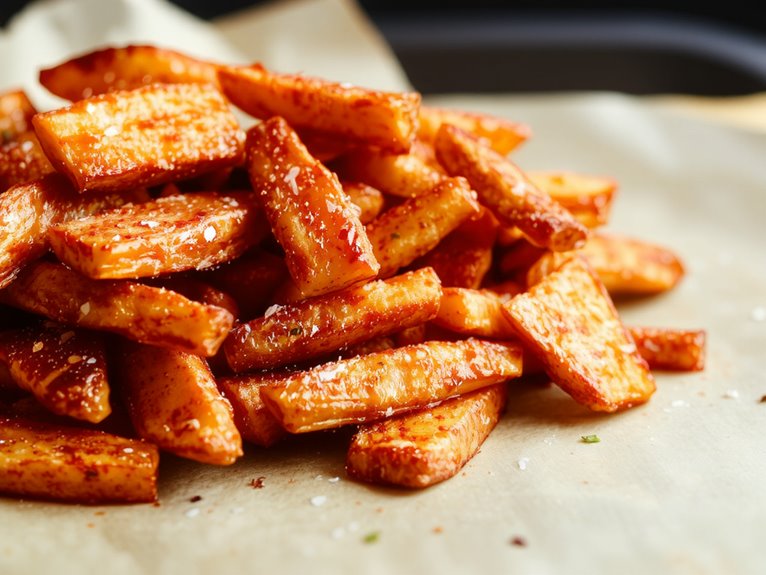 crispy healthier side snack