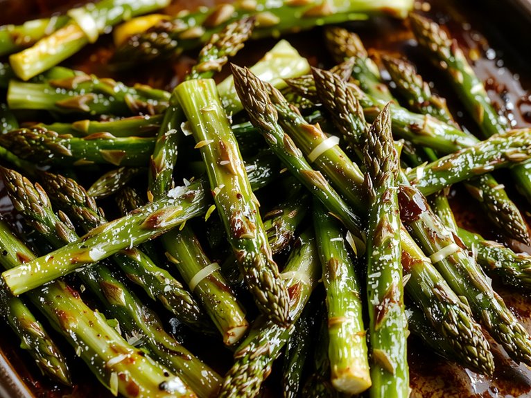 crispy oven roasted asparagus
