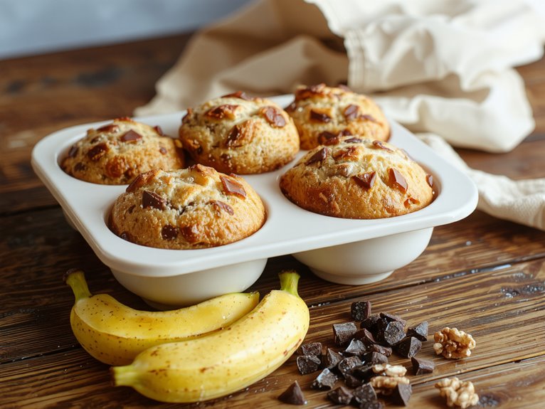 delicious homemade banana muffins