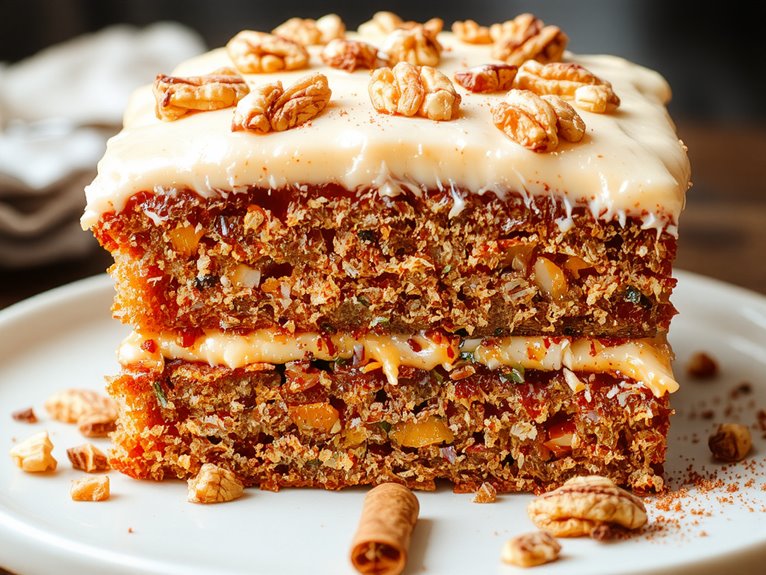 delicious moist carrot cake