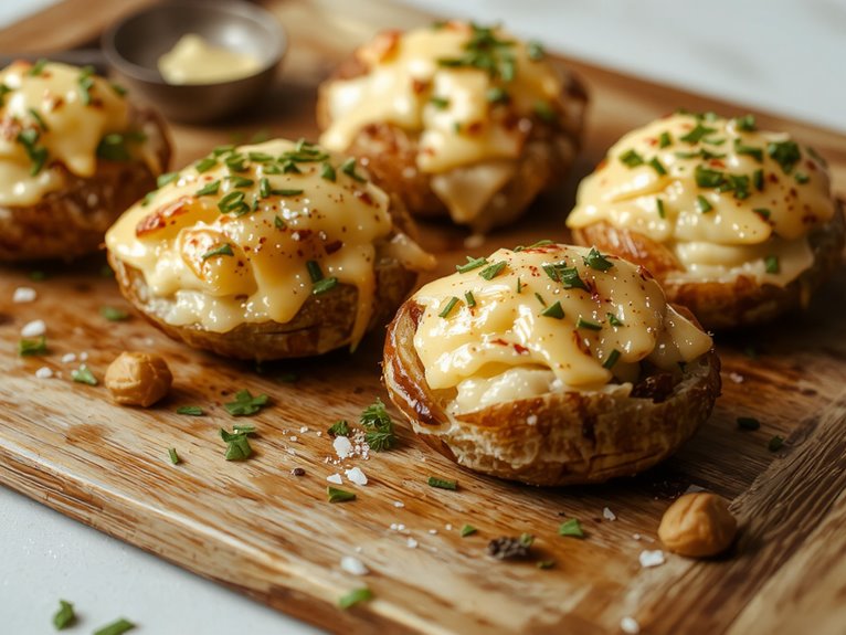 double baked cheesy potatoes