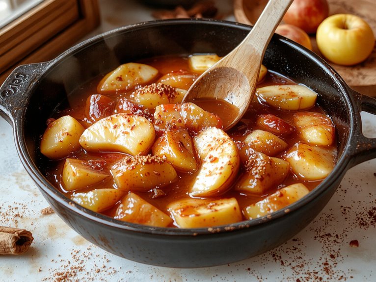 fall flavored apple filling