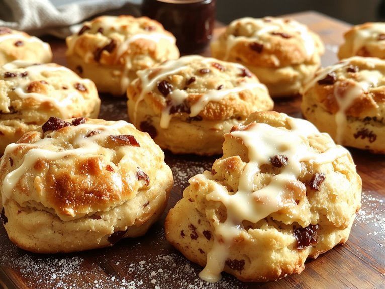 flaky british breakfast pastries