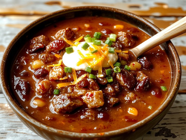 flavorful classic chili dish