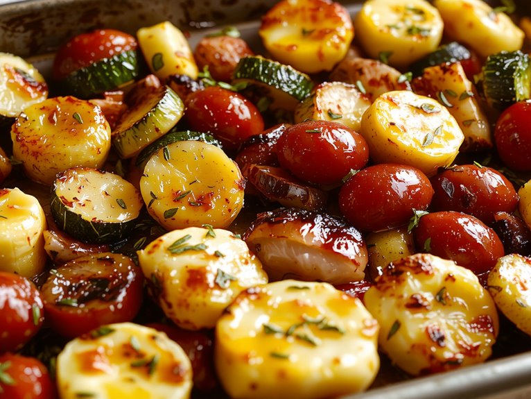 flavorful oven roasted veggies