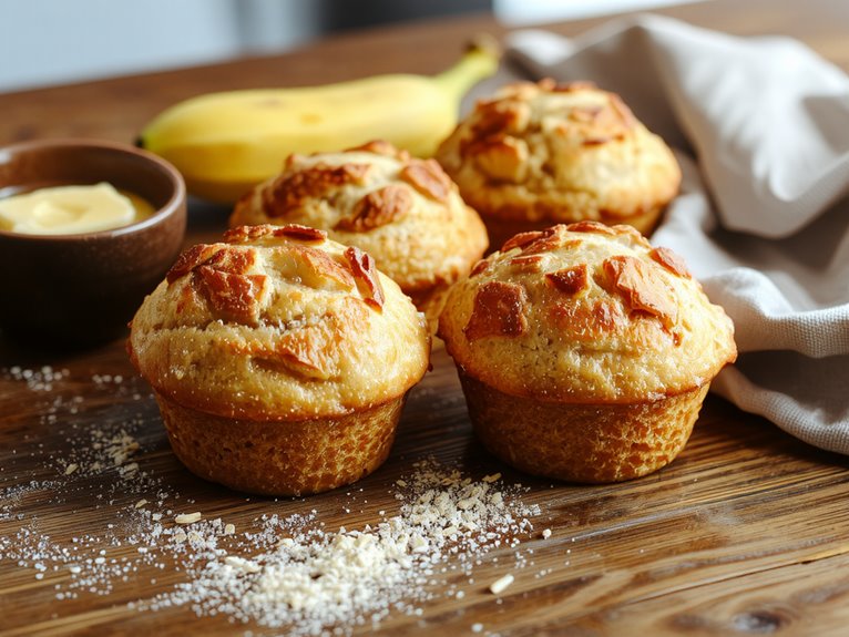 fluffy banana muffin recipe