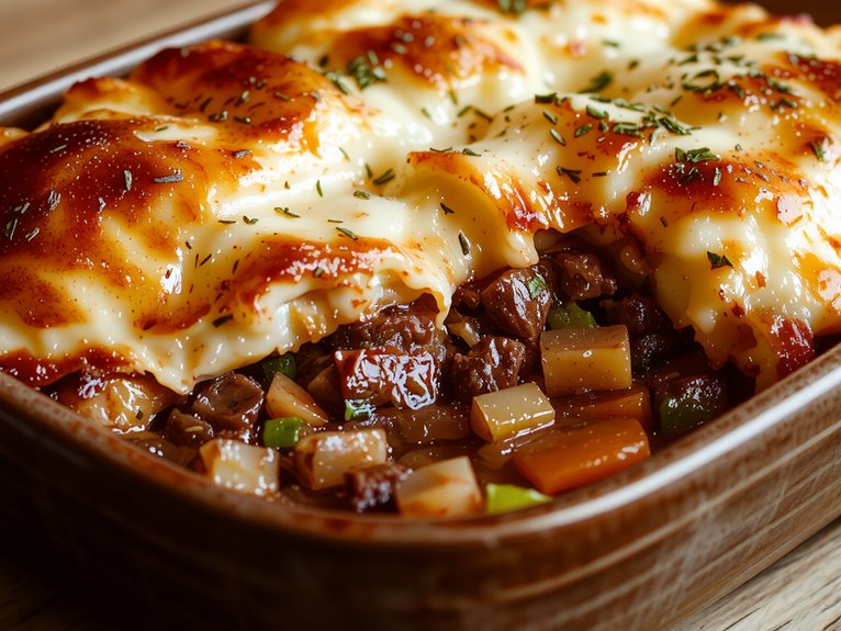 hearty beef potato pie