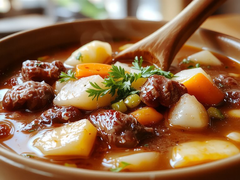 hearty beef vegetable soup