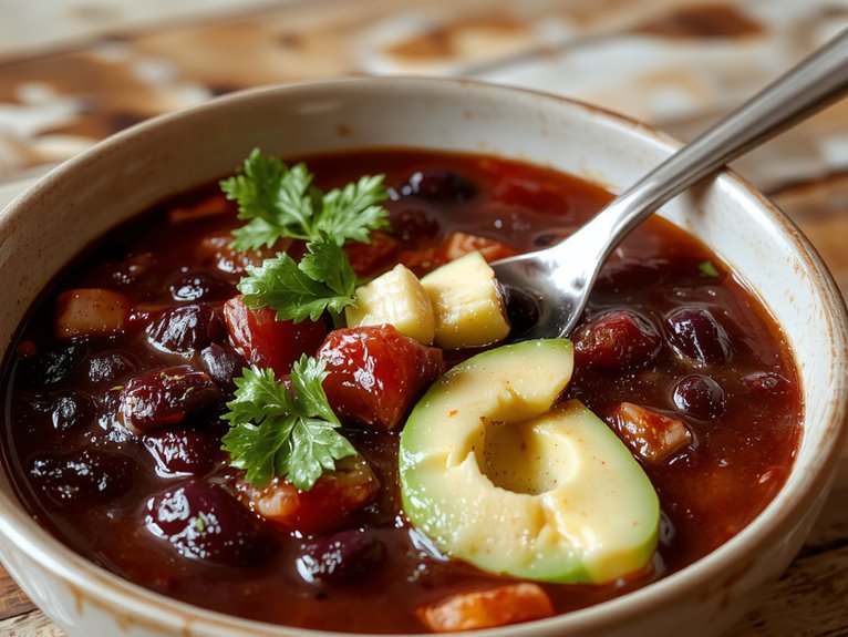 hearty black bean soup
