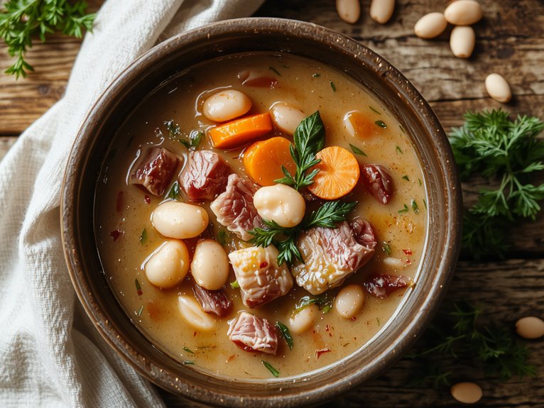 hearty ham bean soup
