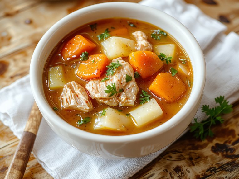hearty homemade chicken stew