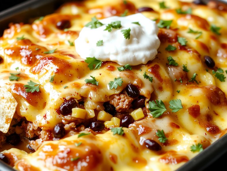 hearty mexican inspired family casserole